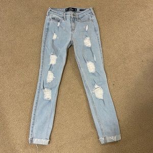 Hollister ripped jeans